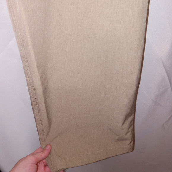 Reel Legends Convertible Pants Mens Large Khaki Zip Off Cargo Outdoor Hiking - Picture 4 of 13